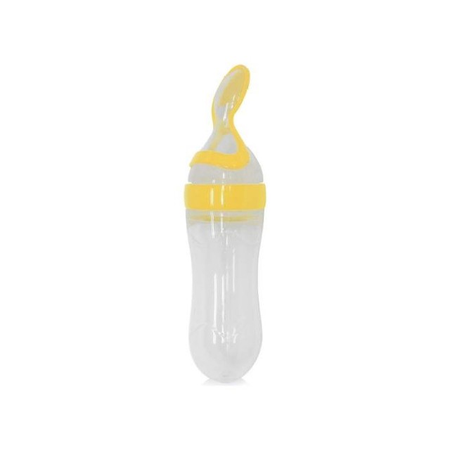 LORELLI FLAŠICA SA SILIKONSKOM KAŠIČICOM 90ml (ŽUTA) - Online Apoteka LORELLI FLAŠICA SA SILIKONSKOM KAŠIČICOM 90ml (ŽUTA)